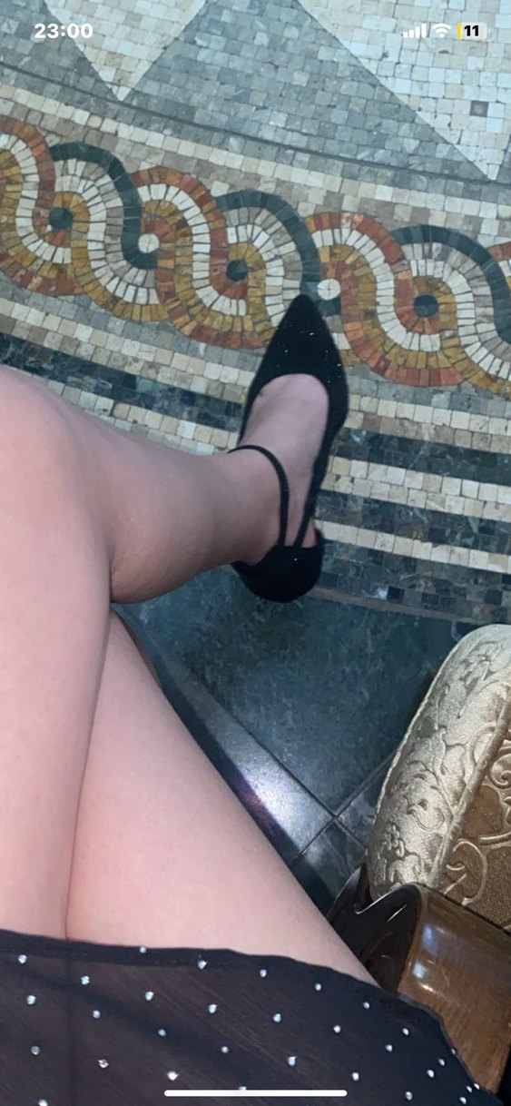 Siyah Tokalı İnce Topuklu Kadın Gece Ayakkabısı - Görsel 2