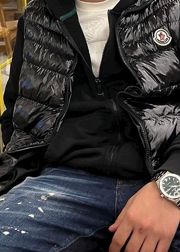 Siyah Bol Kesim Denim Erkek Pantolon - Görsel 2