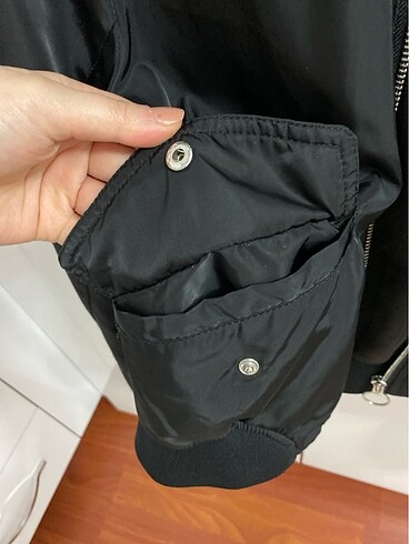 s Beden siyah Renk Pull and bear bomber ceket