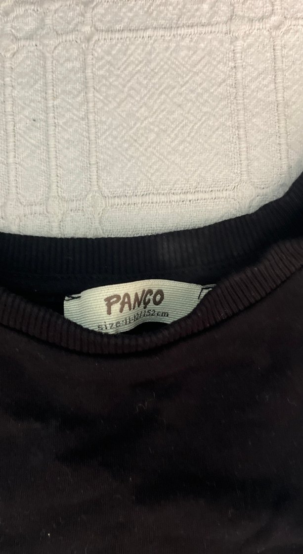 Kız Çocuk Siyah Payetli Uzun Kollu sweatshirt - Görsel 2