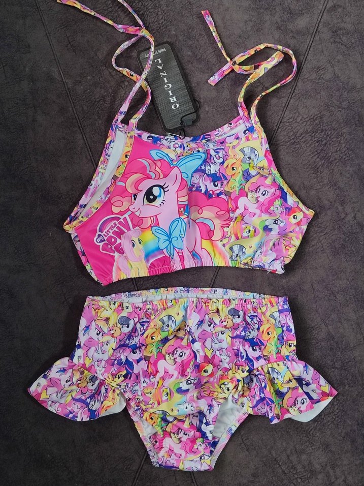 My Little Pony Desenli Kız Çocuk Bikini Takımı - Görsel 2