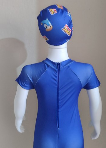 Sonic Baskılı Erkek Çocuk Tulum Mayo Takımı - Görsel 5