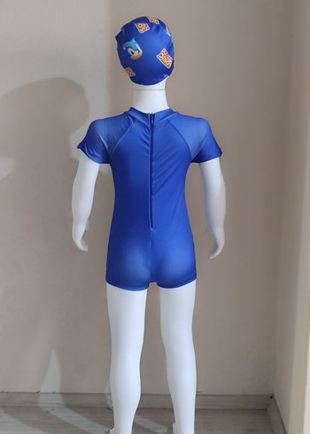 Sonic Baskılı Erkek Çocuk Tulum Mayo Takımı - Görsel 4