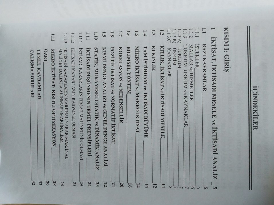 Mikro İktisat - Erdal M. Ünsal (9. Baskı) - Görsel 2