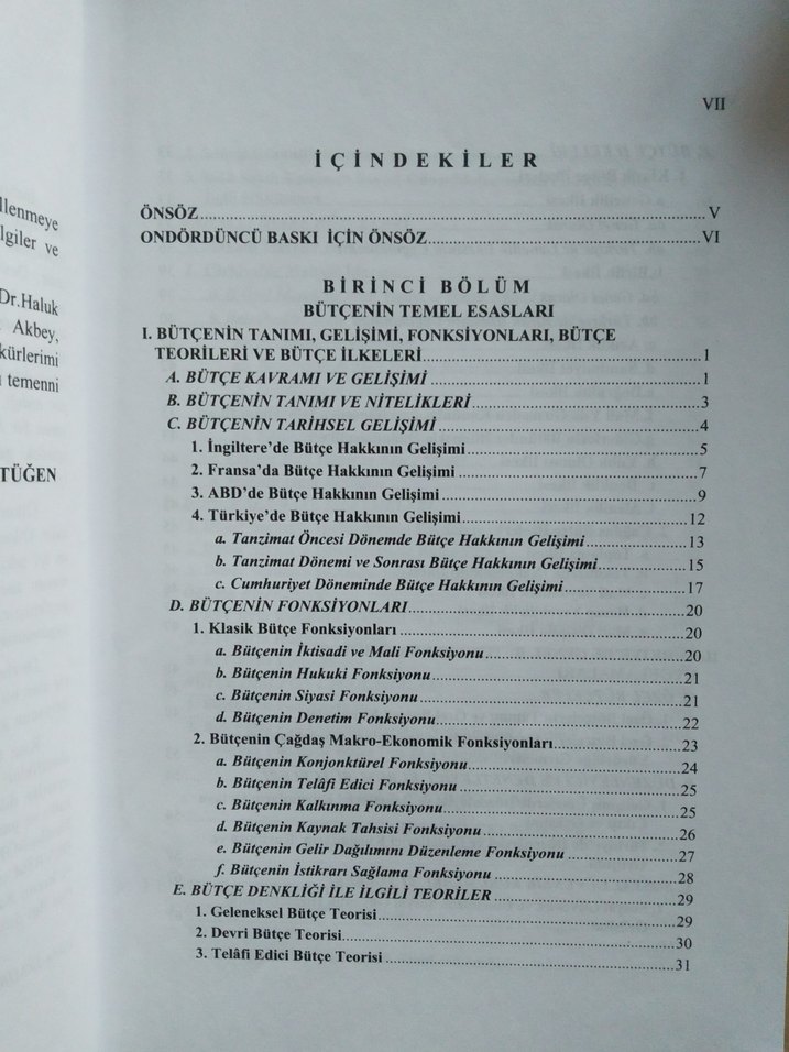 Devlet Bütçesi Kitabı Prof. Dr. Kamil Tügen - Görsel 2