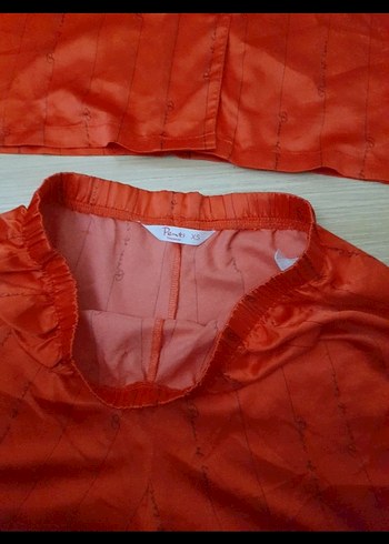 Penti Kısa Kollu Kırmızı Kadın Şortlu Pijama Takımı
