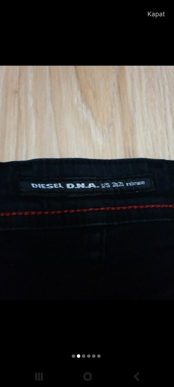 Erkek Siyah Regular Fit Denim Pantolon - Görsel 2