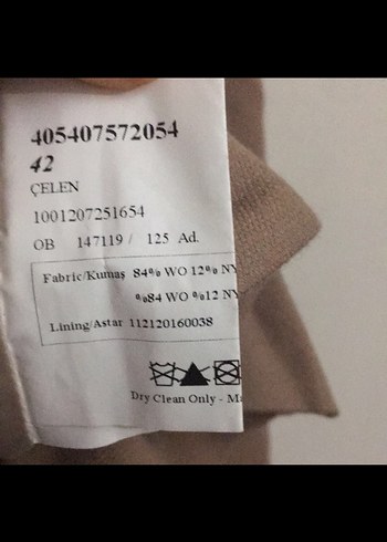 Bej Kaşe Kadın Blazer Ceket - Görsel 4