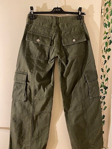 yeşil kargo pantolon - Görsel 3