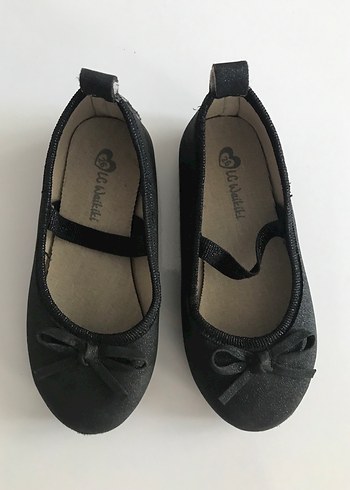 Kız Çocuk Siyah Tokalı Babet Ayakkabı - Görsel 3