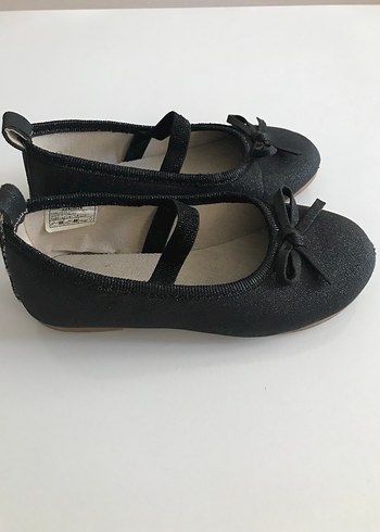 Kız Çocuk Siyah Tokalı Babet Ayakkabı - Görsel 2