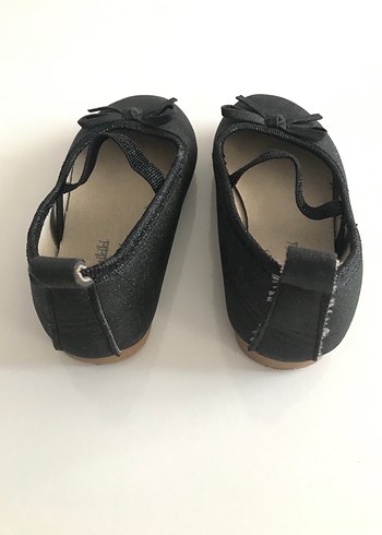 Kız Çocuk Siyah Tokalı Babet Ayakkabı - Görsel 4