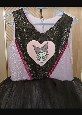 Kuromi Kız Çocuk Kostümü - Görsel 5