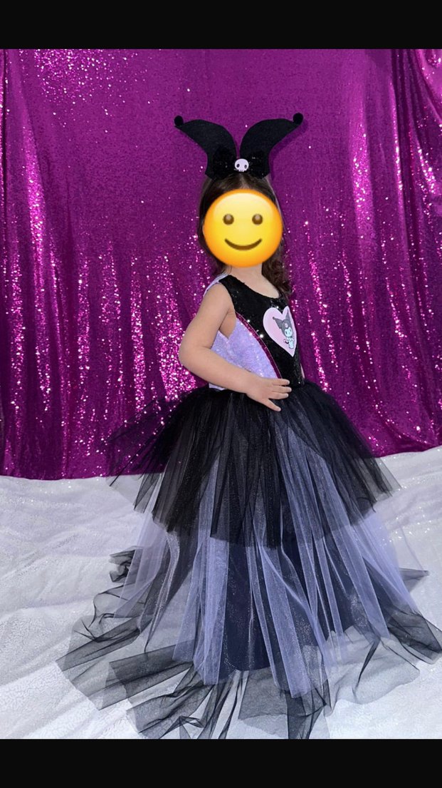 Kuromi Kız Çocuk Kostümü - Görsel 2