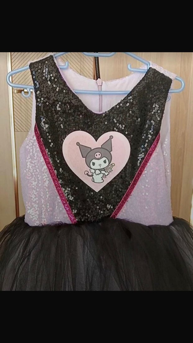 Kuromi Kız Çocuk Kostümü - Görsel 5