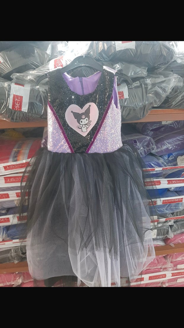 Kuromi Kız Çocuk Kostümü - Görsel 4