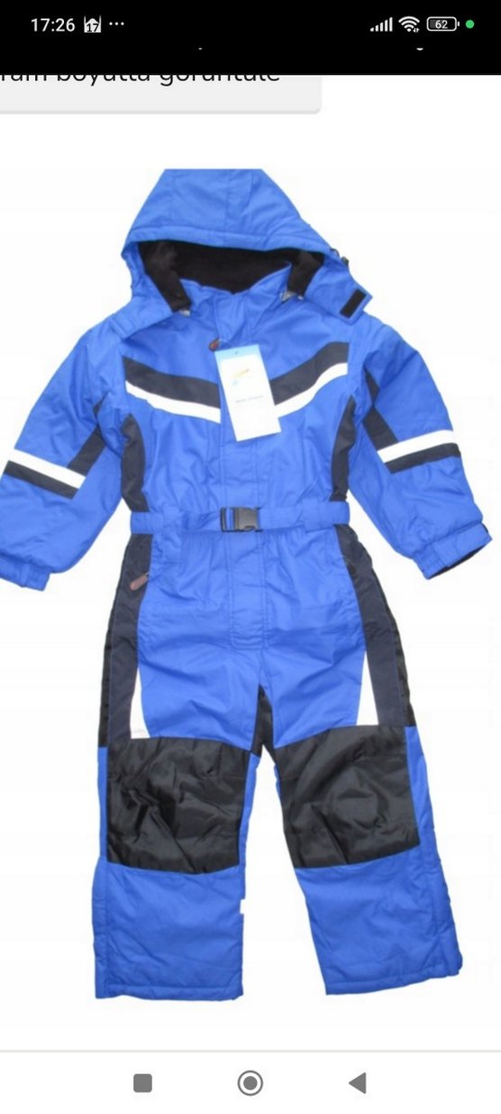 Mavi Bebek Kayak Tulumu - Görsel 2