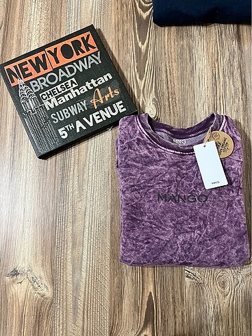 MNG Yeni Sezon Kadın Mürdüm Oversize Sweatshirt