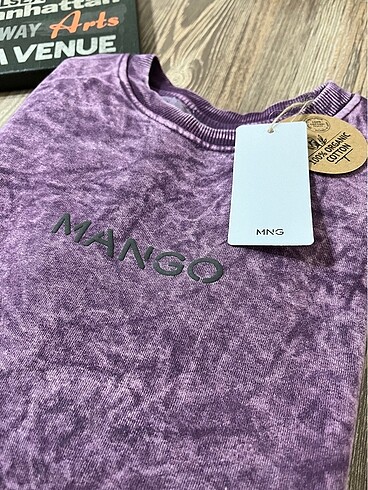 Diğer MNG Yeni Sezon Kadın Mürdüm Oversize Sweatshirt