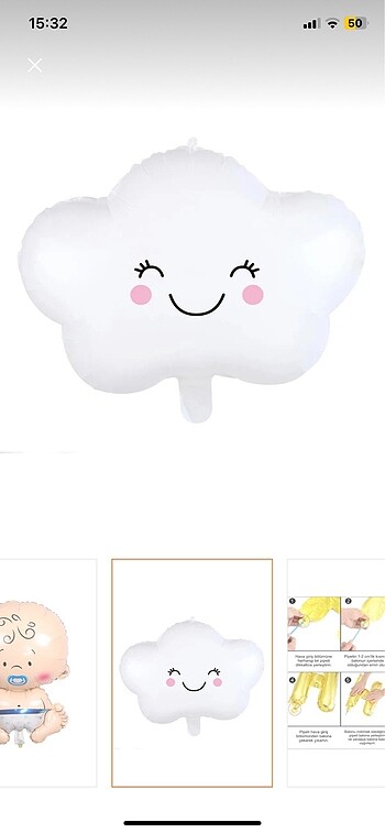 21 parça erkek bebek hastane odası süsleme - Görsel 5