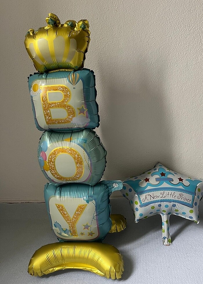 21 parça erkek bebek hastane odası süsleme - Görsel 2