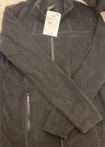 Siyah Fermuarlı Polar Sweatshirt