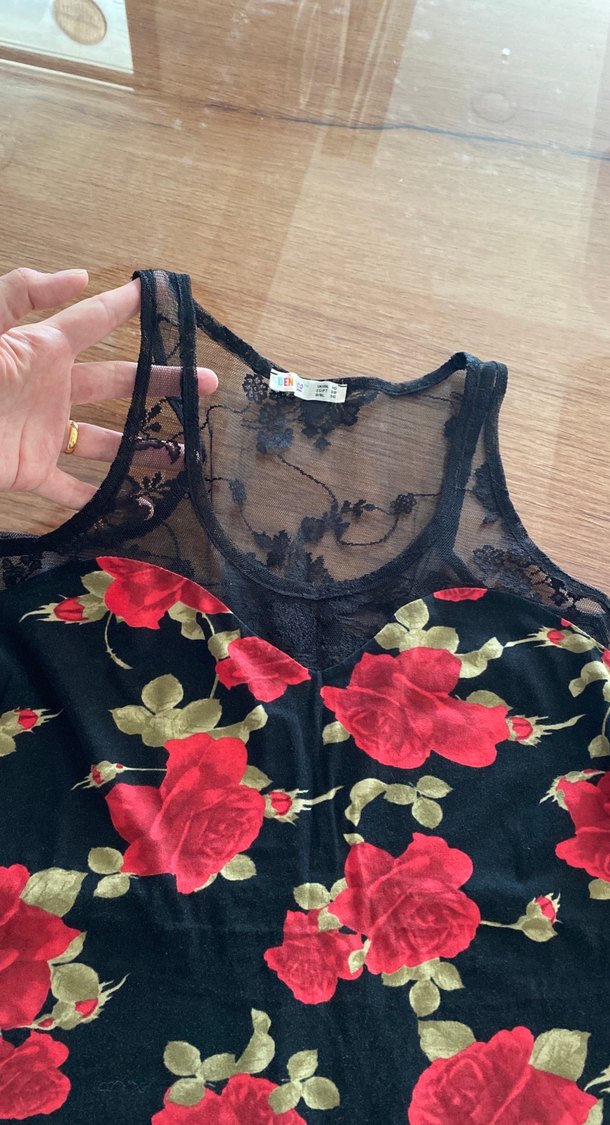 Dantelli vintage Y2k coquette bluz - Görsel 3