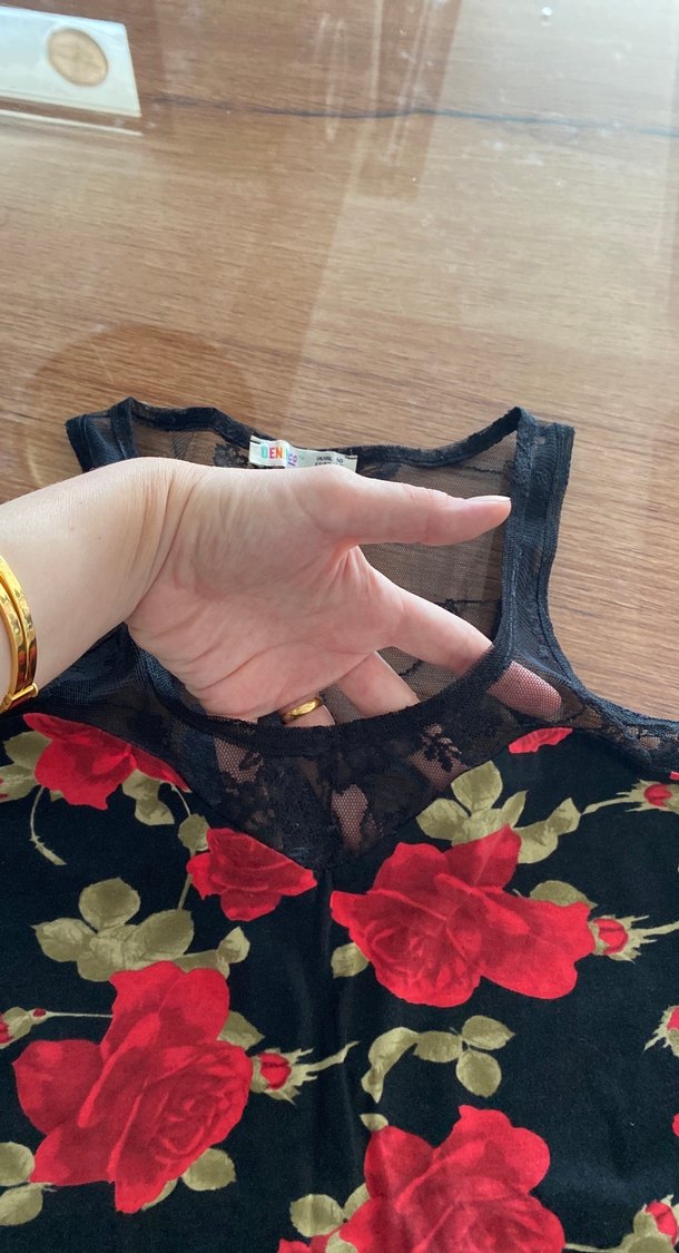 Dantelli vintage Y2k coquette bluz - Görsel 4