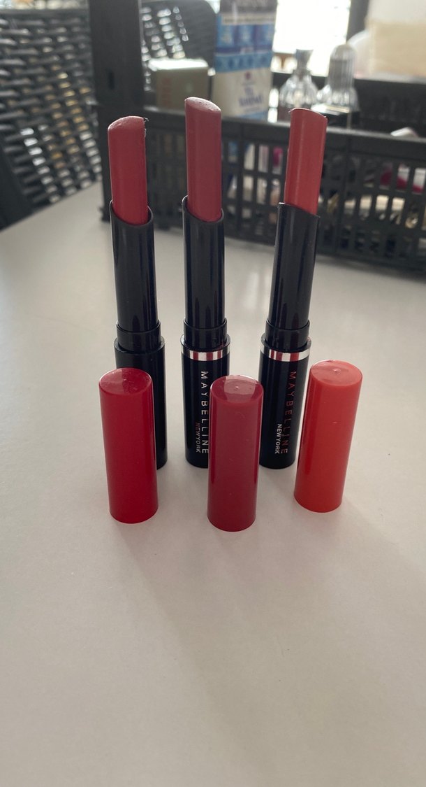 Maybelline kırmızı ruj seti - Görsel 3