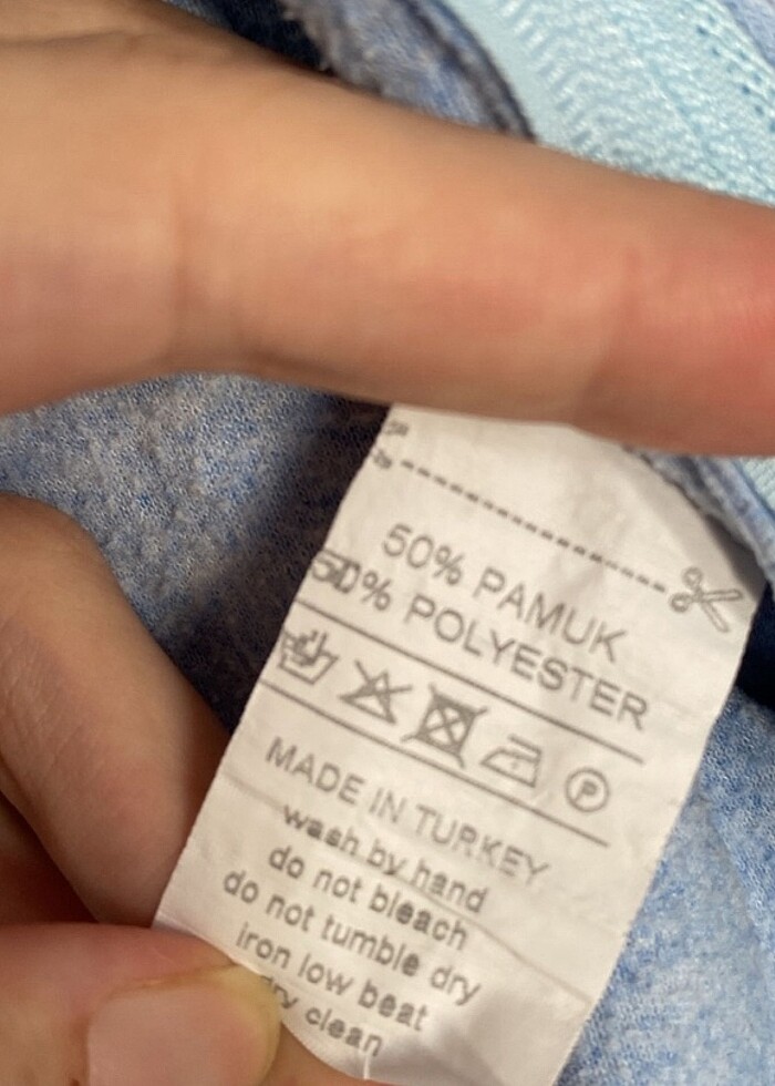 Kapşonlu ceket bebek mavisi - Görsel 4