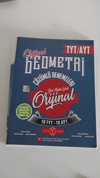ORİJİNAL TYT - AYT GEOMETRİ DENEMESİ