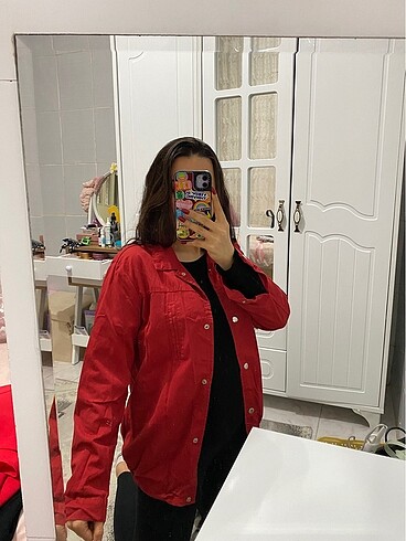 Ambre Solaire Kırmızı kadın ceket