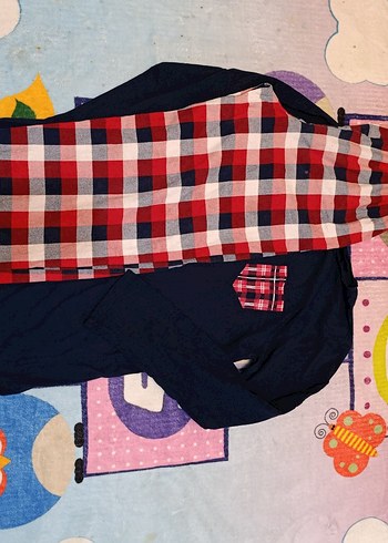 Uzun Kollu Erkek Pijama Takimi - Görsel 3