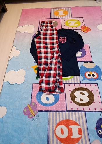 Uzun Kollu Erkek Pijama Takimi - Görsel 4