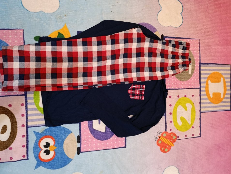 Uzun Kollu Erkek Pijama Takimi - Görsel 3