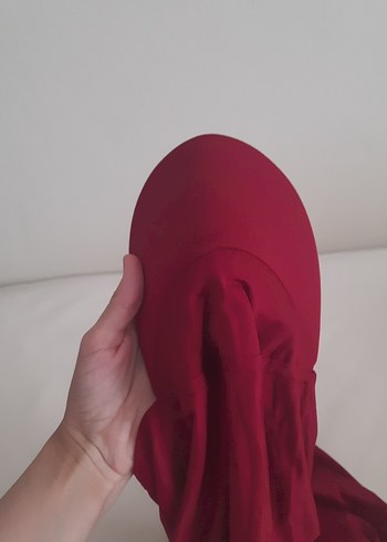 tesettür şapkalı havuz bonesi - Görsel 5