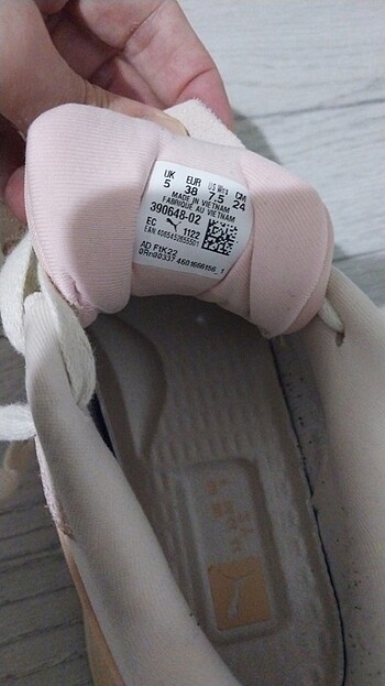 38 Beden ten rengi Renk Puma snekar 