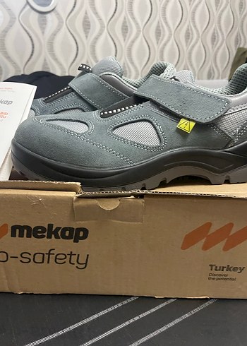 Gri Erkek iş güvenliği ayakkabısı - Görsel 6