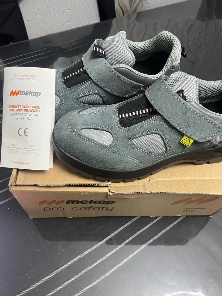Gri Erkek iş güvenliği ayakkabısı - Görsel 5