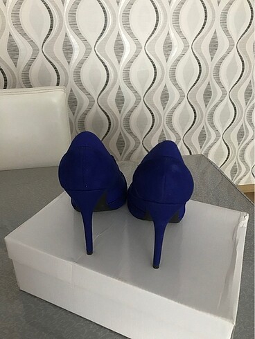 Bershka nubuk stiletto - Görsel 5