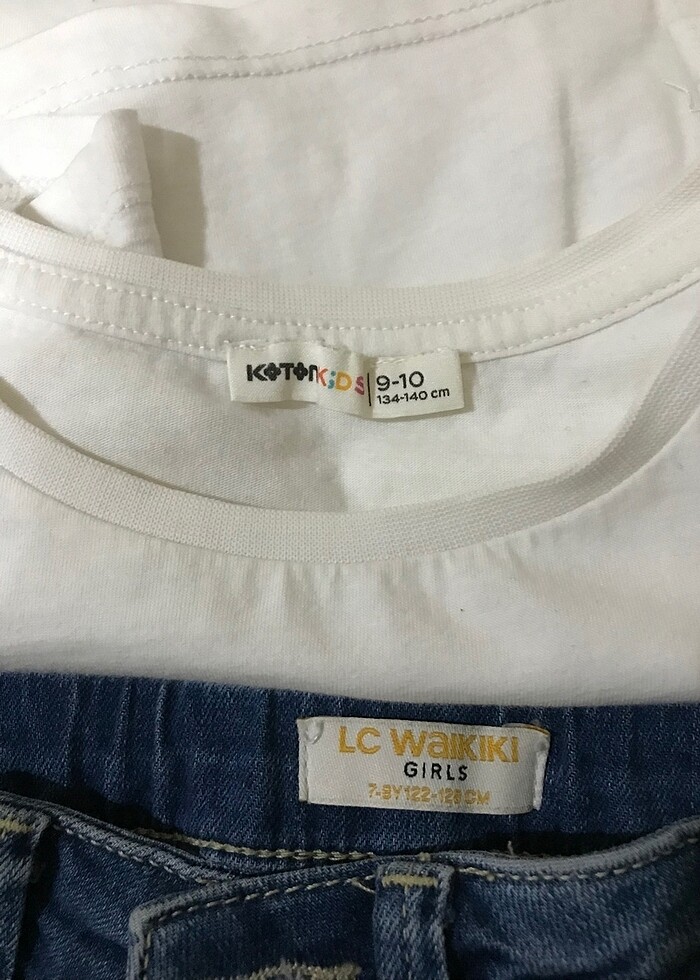 Kot şort ve tişört - Görsel 4