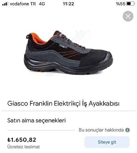 42 numara iş güvenlik ayakkabısı - Görsel 4