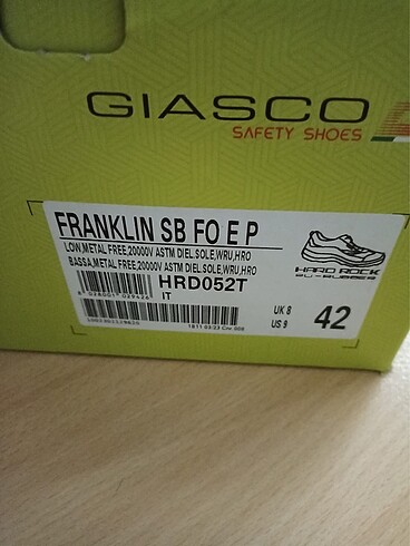 42 numara iş güvenlik ayakkabısı - Görsel 3