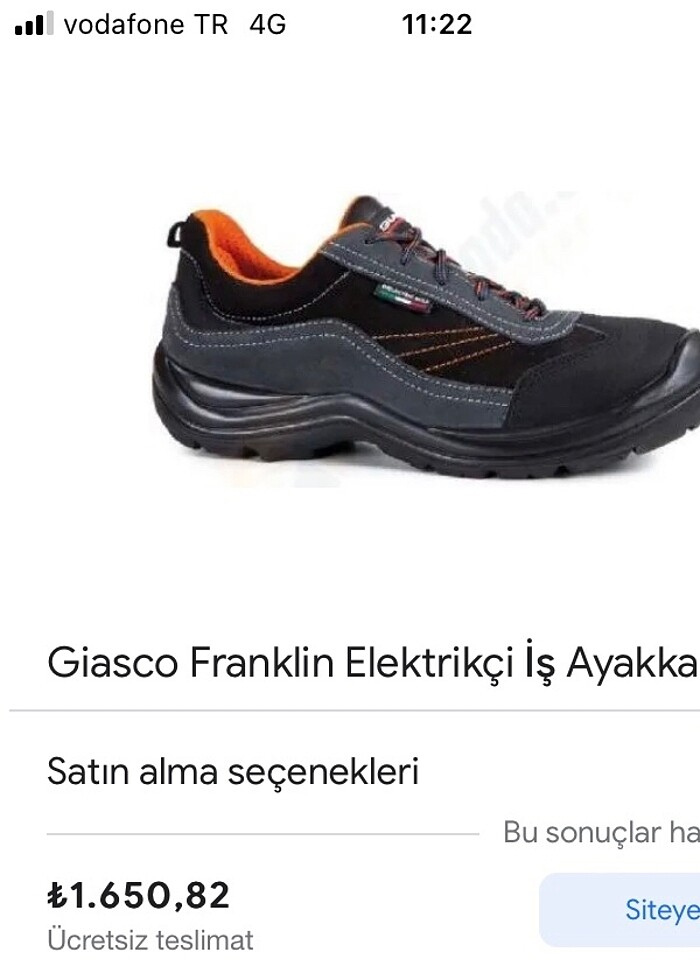 42 numara iş güvenlik ayakkabısı - Görsel 4