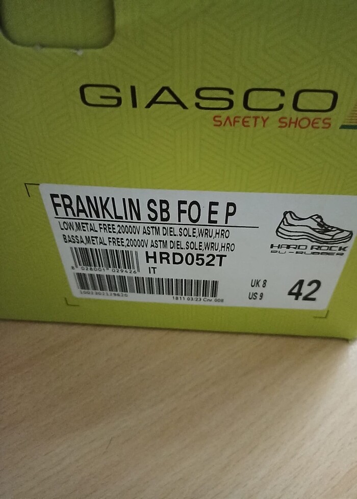 42 numara iş güvenlik ayakkabısı - Görsel 3