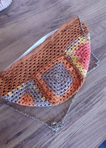 Nakışlı Çok Renkli telefon çantası - Görsel 2