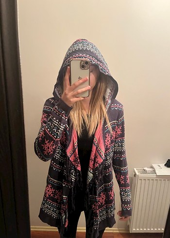 LC Waikiki Bohem Tarz Çok Renkli Uzun Kollu Hırka