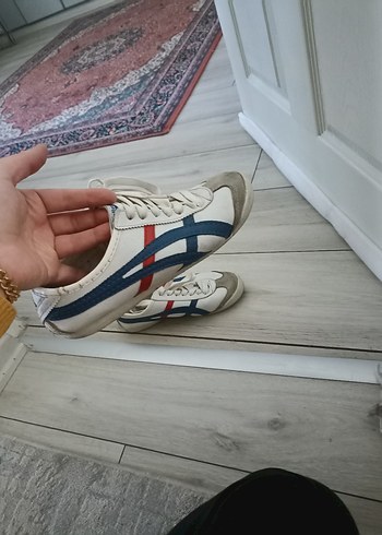 Kadın Beyaz Gri Spor Ayakkabı - Görsel 2