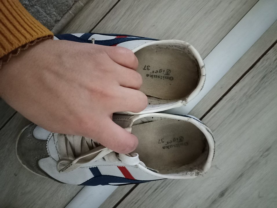 Kadın Beyaz Gri Spor Ayakkabı - Görsel 5