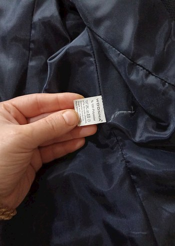 Düğmeli lacivert Ofis Ceketi - Görsel 6